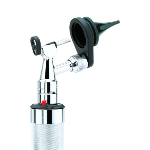 Otoscope Head, Operating, Halogen, 3.5V, No Power Handle w/ Reusable Ear Specula Set; Size 2-5, 9 (1/EA) by Hillrom/Welch Allyn  ID 21700
